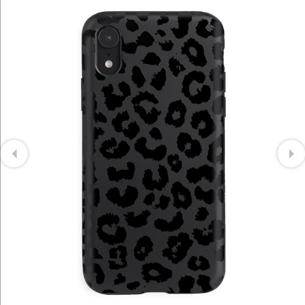 Black leopard IPhone XR/iPhone 11 case